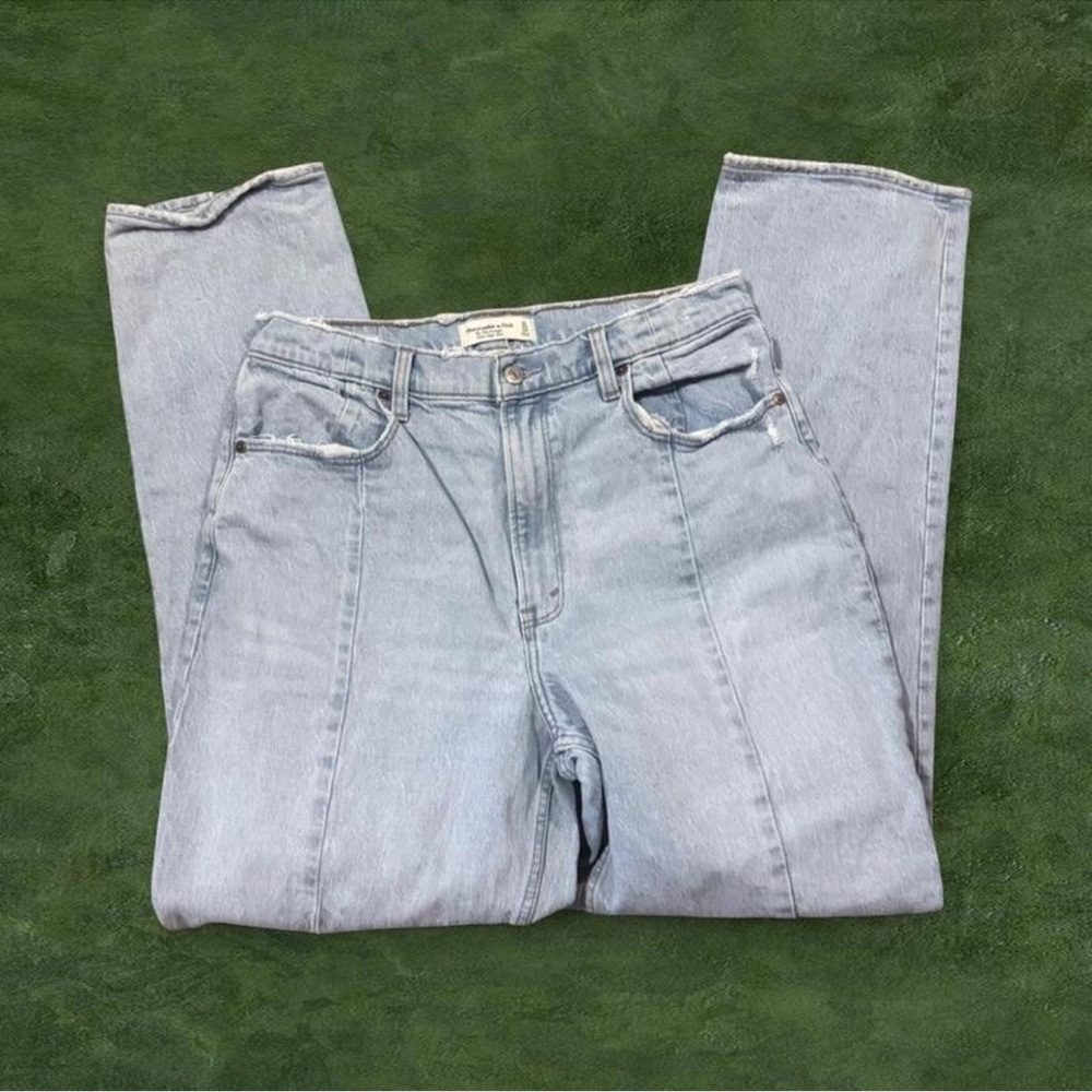 Abercrombie & Fitch Light Blue Straight Leg Jeans